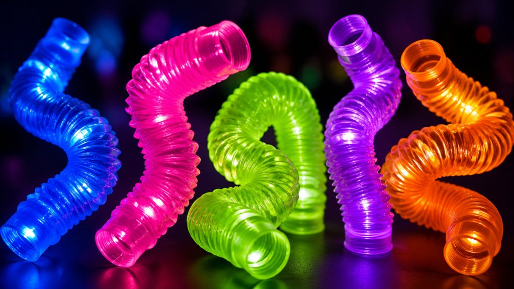 five led light up pop tubes