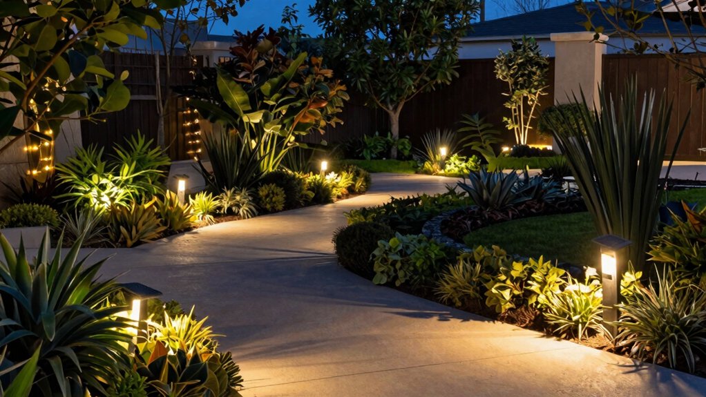 five lit garden lighting considerations
