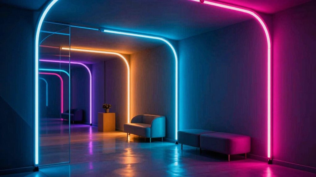 five neon lights transform vibe