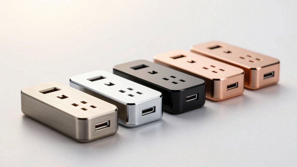 five usb c outlets delivering fast charging