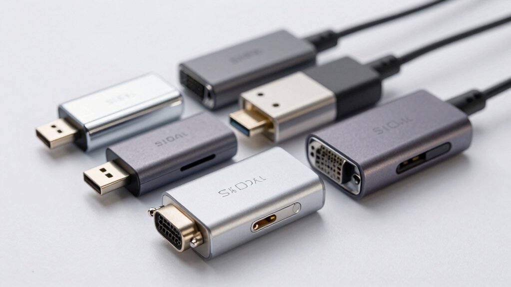 five usb c to vga adapters tested
