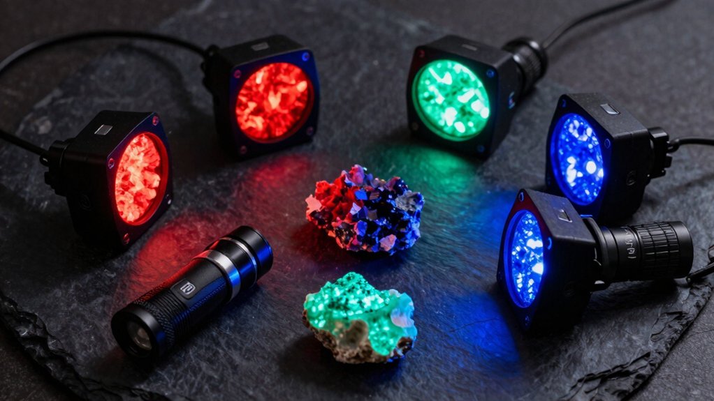 five uv flashlights for rocks