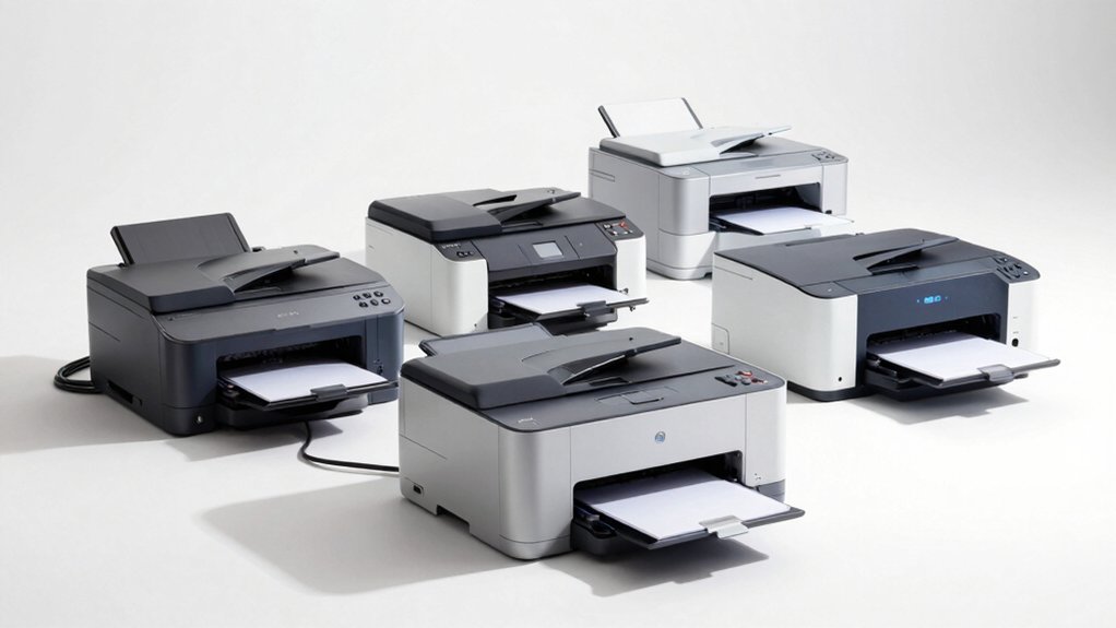 five wired laser printers boost workflow