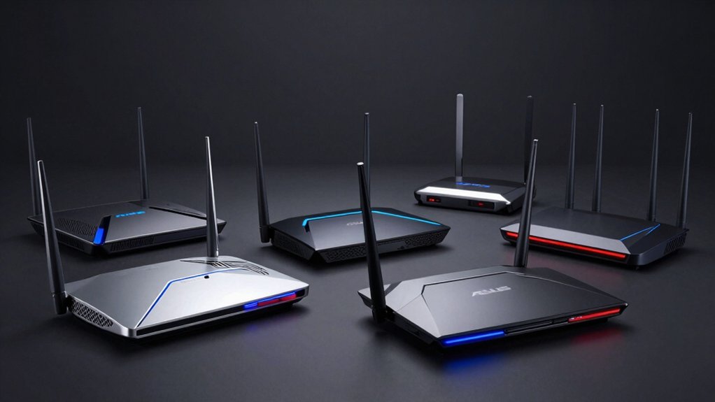 five wireless routers asus fastest internet
