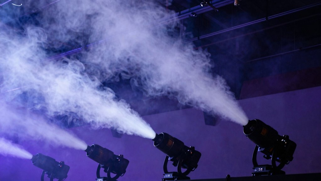 fog machine power timing controls safety