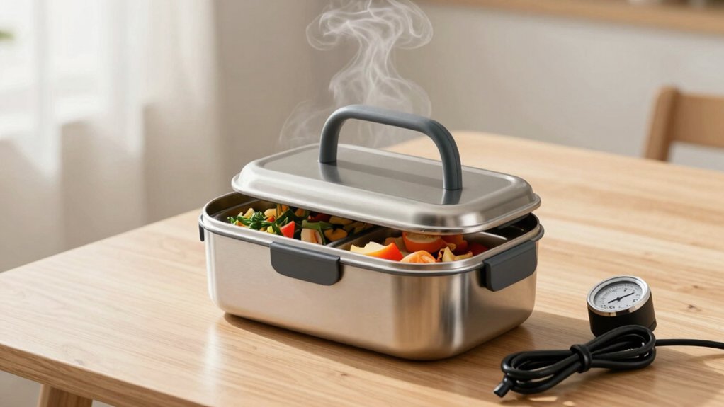 four keys for heated lunch box