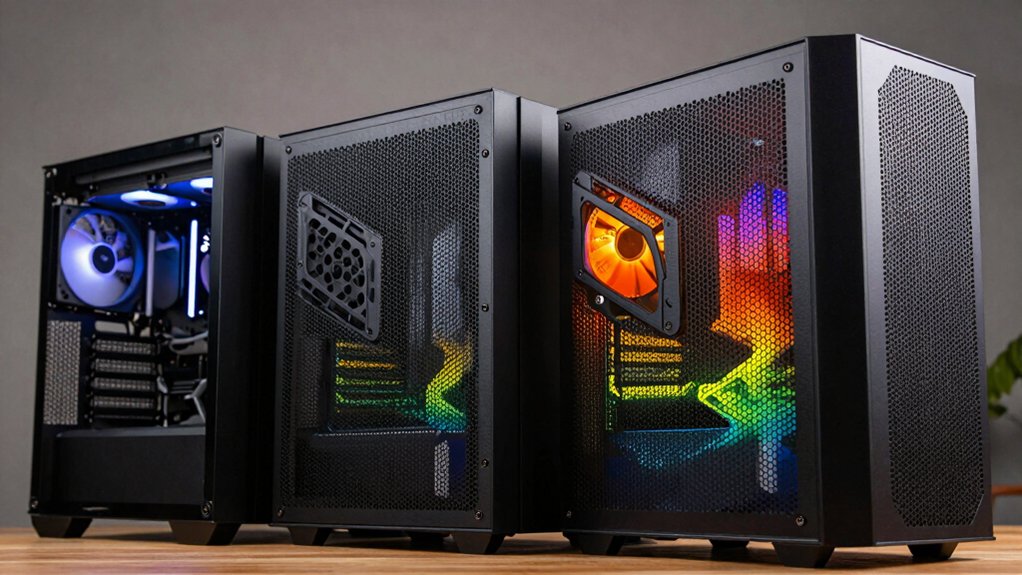 front panel airflow layout mounting management