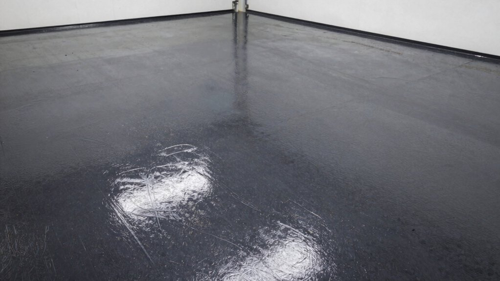garage floor coating factors coverage curing chemical resistance formula