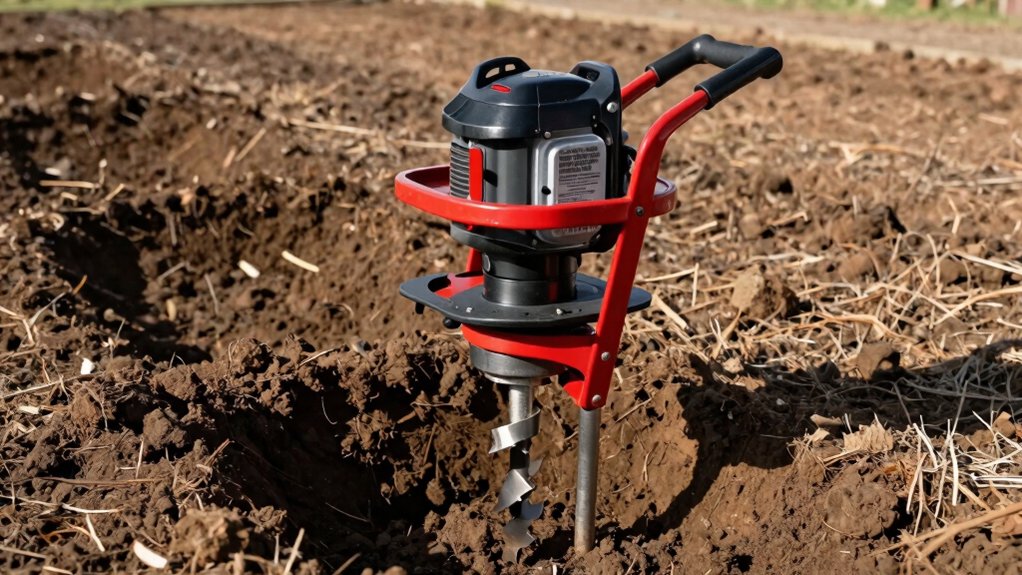 gas powered auger post hole considerations
