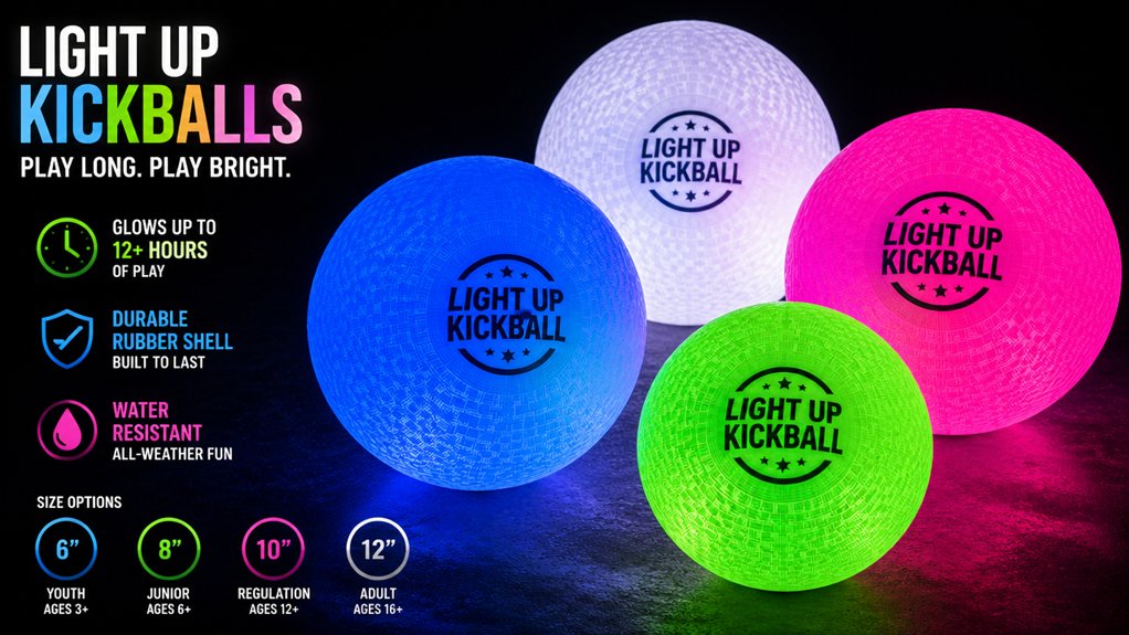 glow in the dark kickball essentials checklist