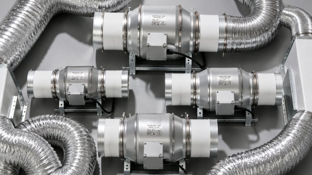 grow tent inline fan airflow noise motors filtration