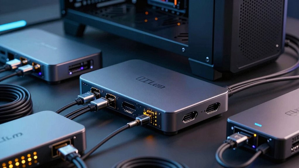 hdmi hub specs power layout