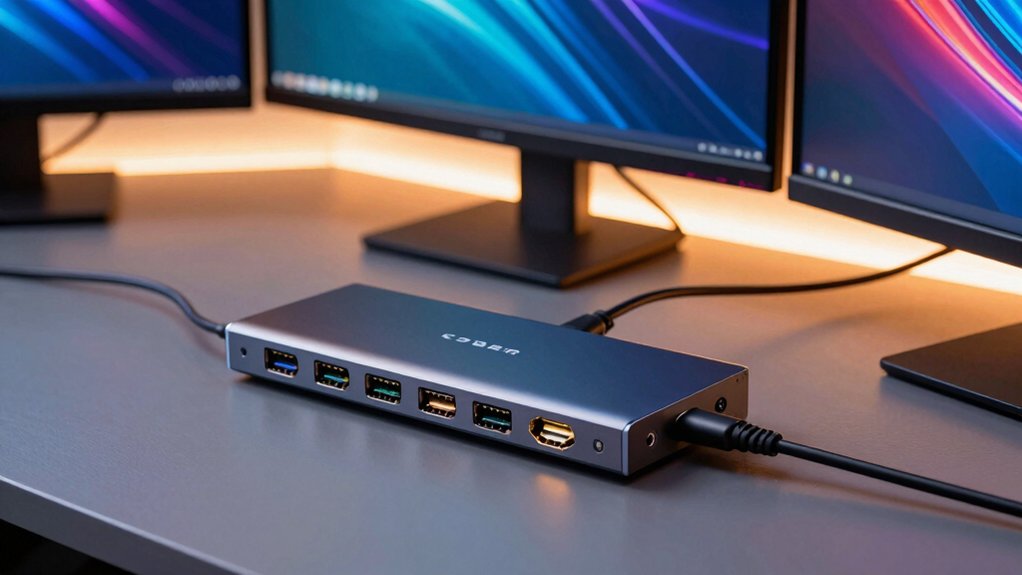 hdmi splitter for three monitors details