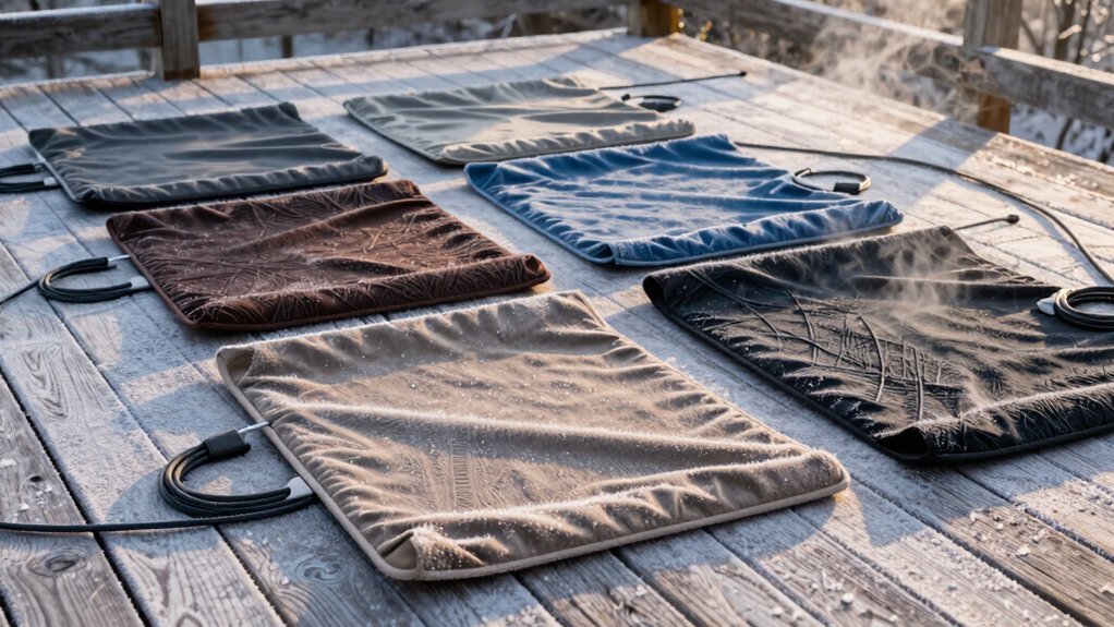 heated outdoor mats for warmth