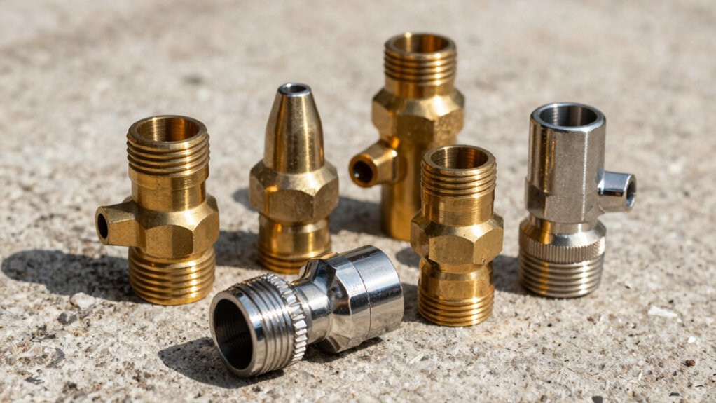 heavy duty all metal nozzle highlights durability patterns compatibility warranty