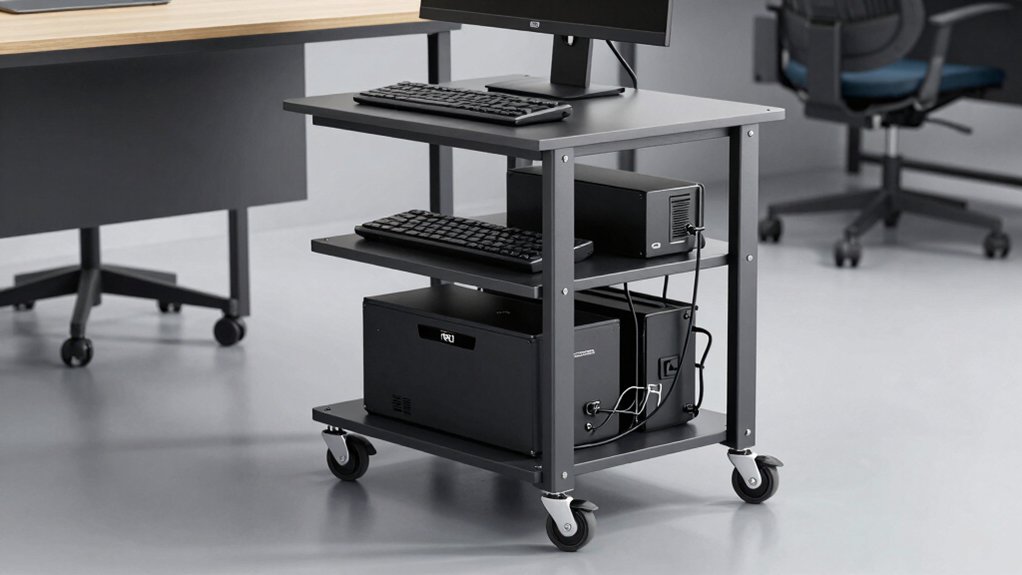 10 Best Rolling Computer Carts That Boost Office Productivity - Nerd Techy