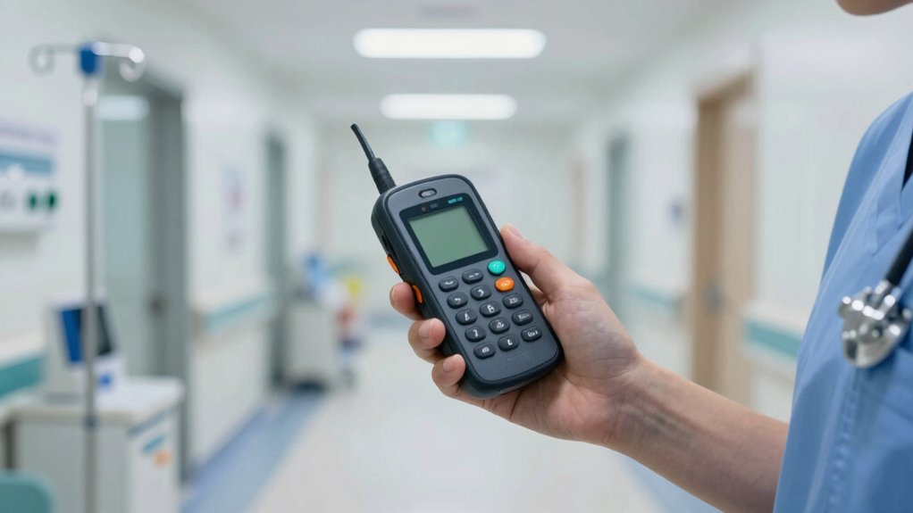 hospital pager system requirements coverage scalability alerts durability