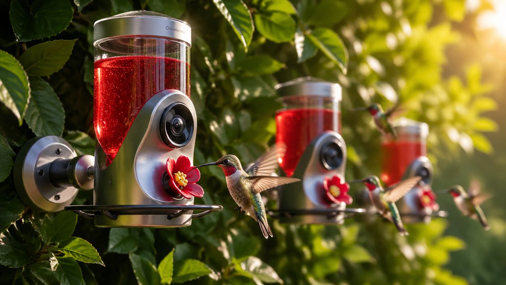 hummingbird feeders with cameras