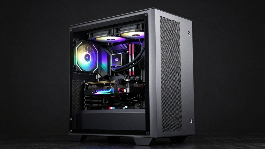 hybrid airflow pc case considerations radiator dual chamber fan slots