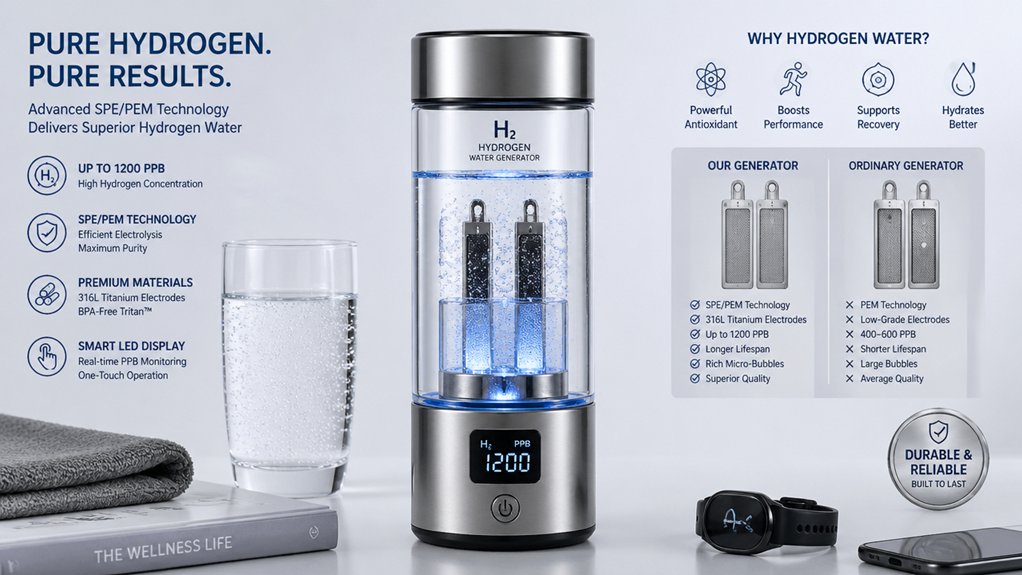 hydrogen bottle generator considerations