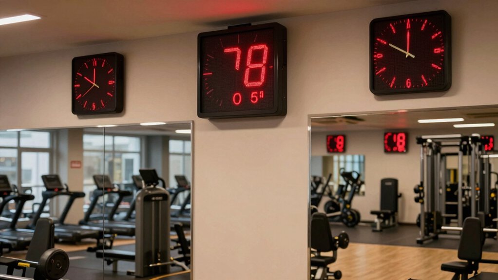 key clock features for gyms