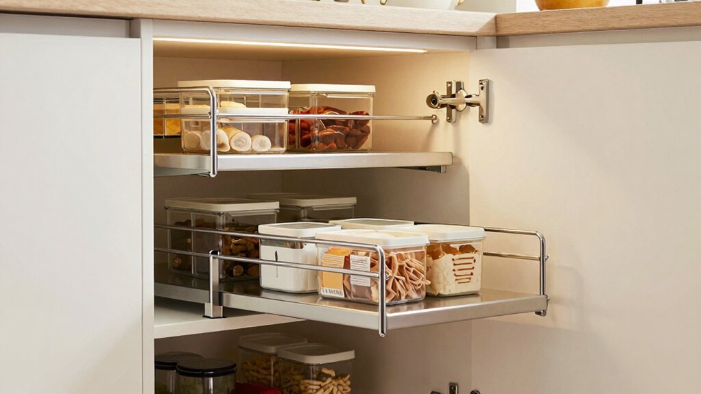 key factors for motorized pull down shelving