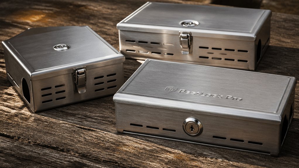 keyed mouse bait stations secure durable accessible