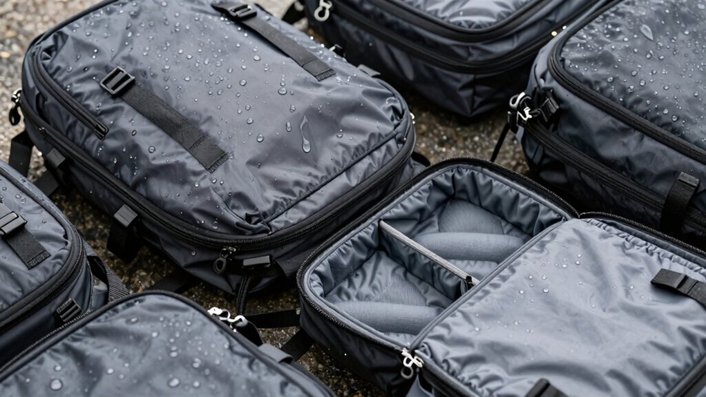 laptop backpack waterproof compartments padding