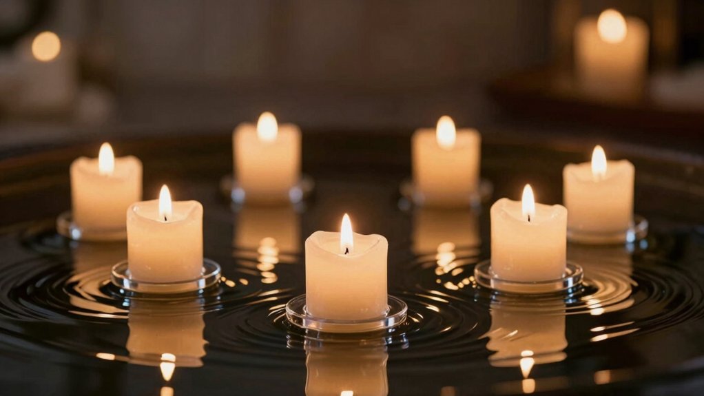 led candles create ambient ambiance