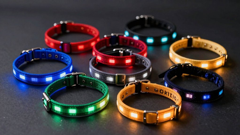 led cat collars for safety