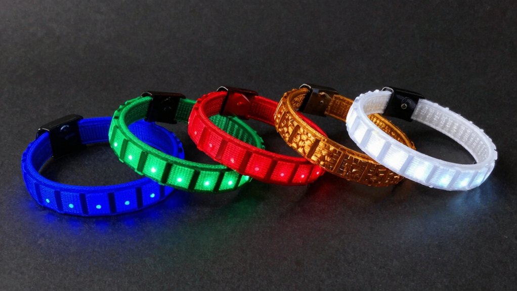 led dog collars for visibility and safety