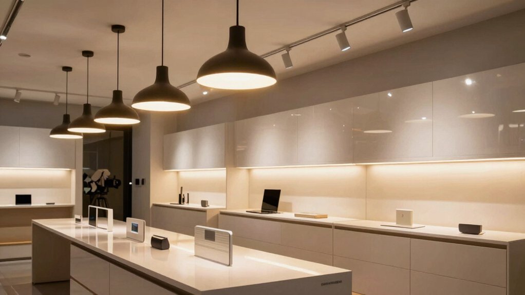 led lighting for shop transformation