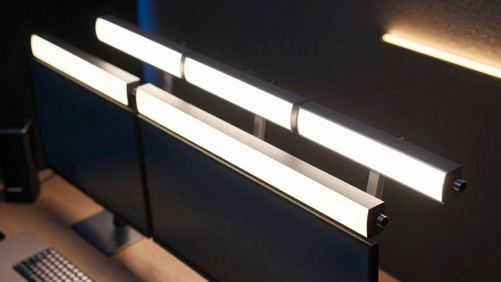 led monitor light bar eye strain reduction