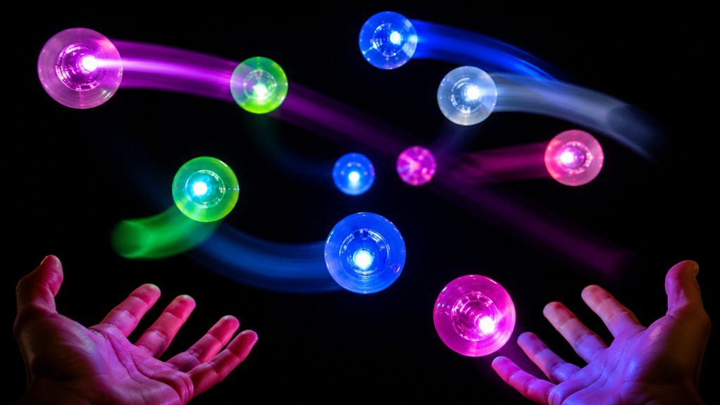 light up led juggling balls