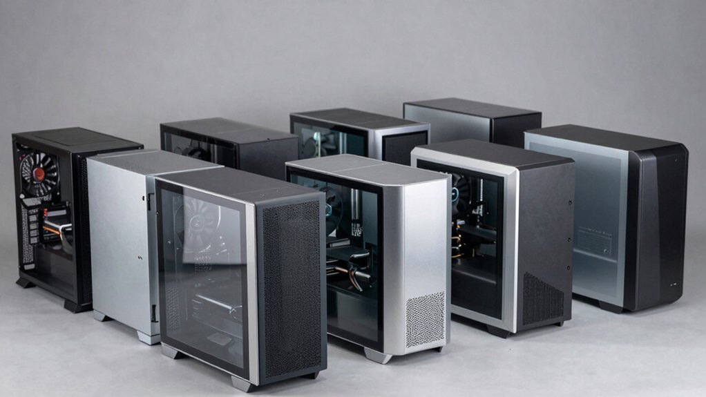 low noise airflow pc cases