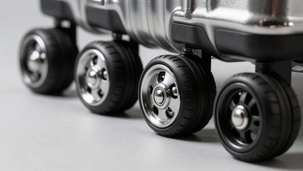 luggage replacement wheels that stay