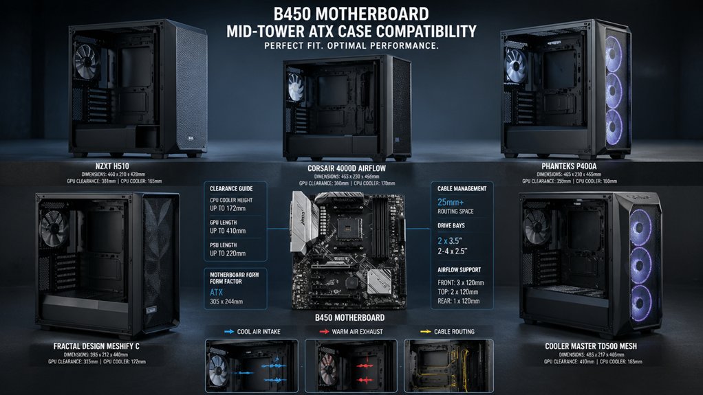 micro atx case compatibility and airflow considerations