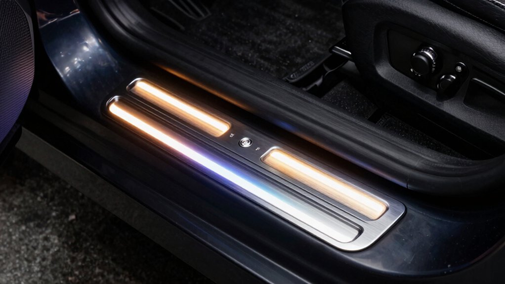 model specific led door sill trim compatibility