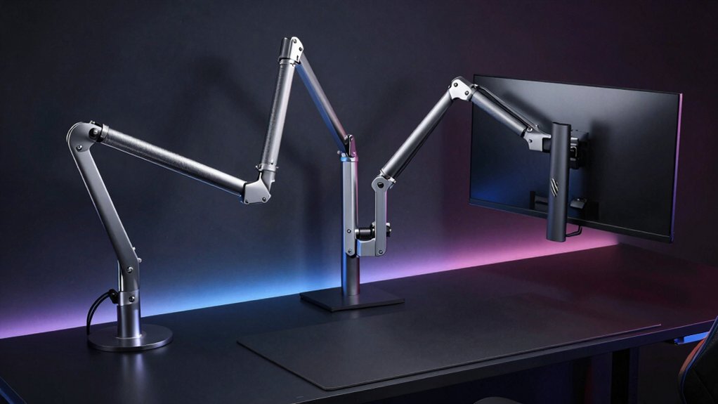 monitor arm factors for gaming feasibility