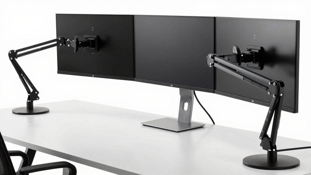 monitor arm size weight mounting adjustability
