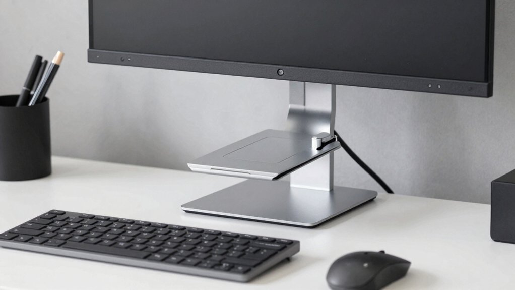 monitor riser weight height storage ergonomics