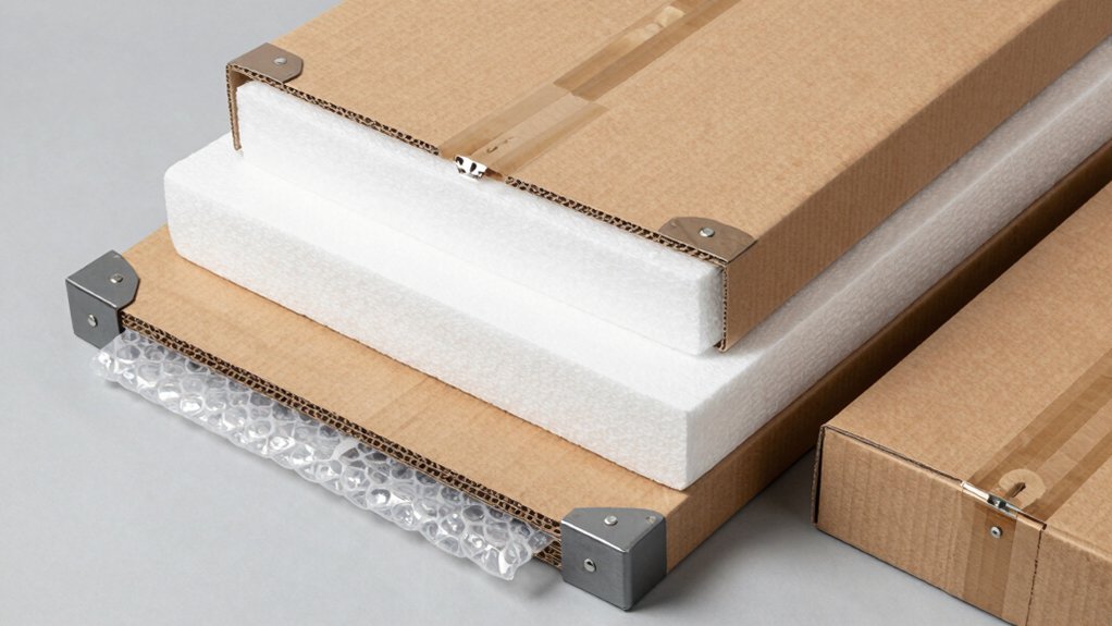 monitor shipping box selection specs and padding