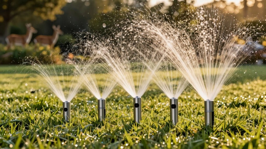 motion activated deer deterrent sprinklers