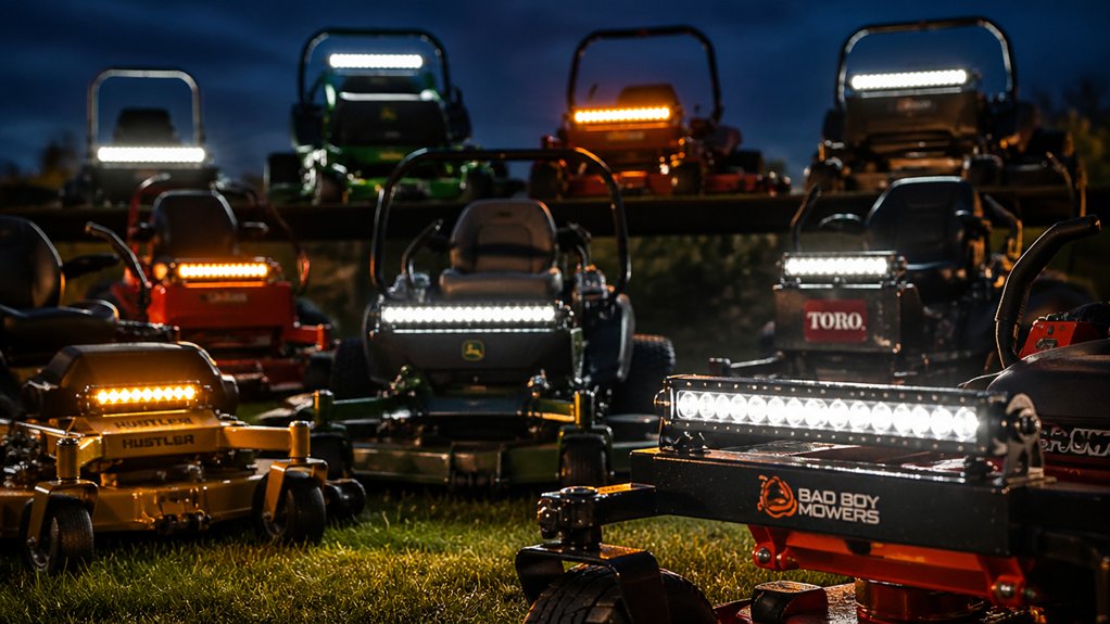 night mower led bar roundup