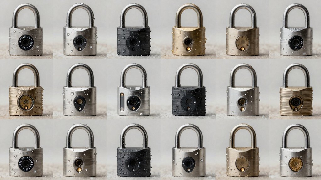 outdoor fingerprint padlocks that weatherproof