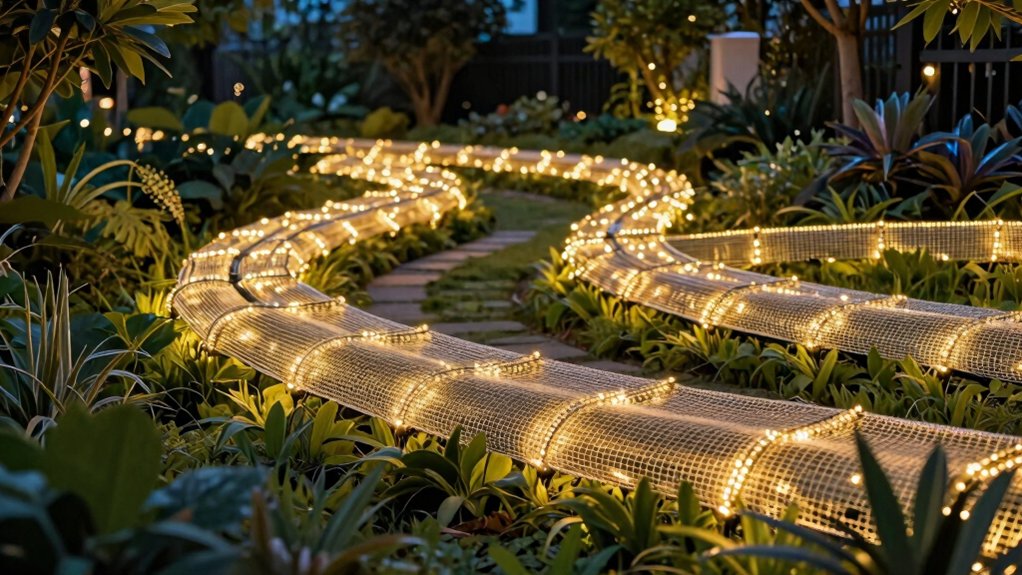 outdoor led net mesh lights considerations