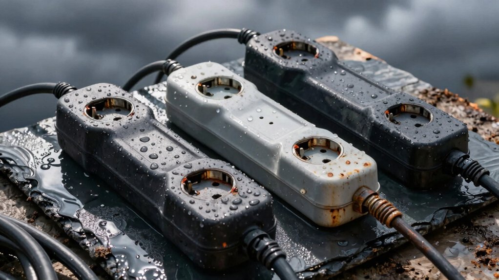 outdoor rated power strips for weather