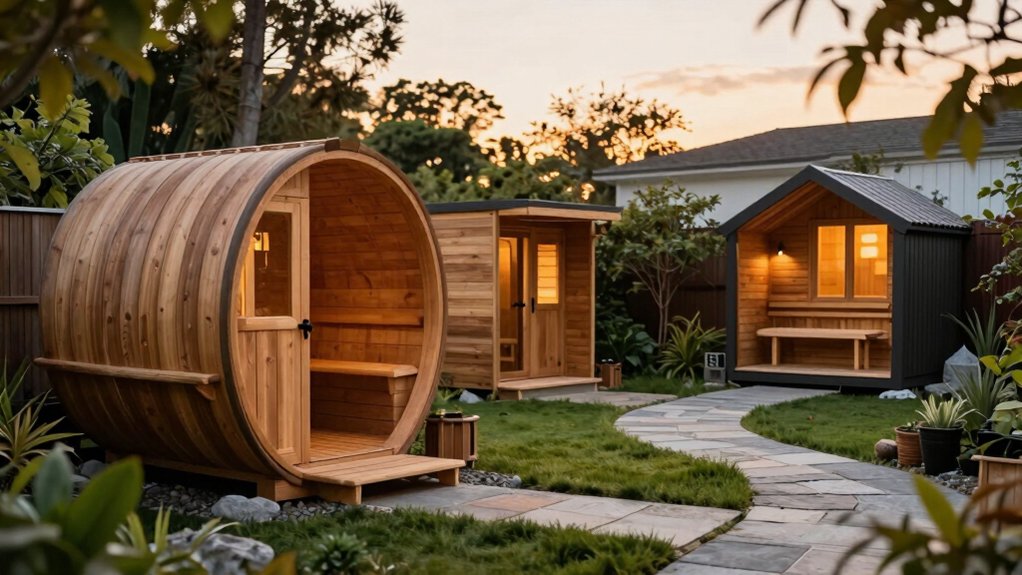 outdoor sauna kit options guide