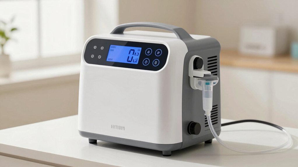 oxygen concentrator flow portability battery maintenance