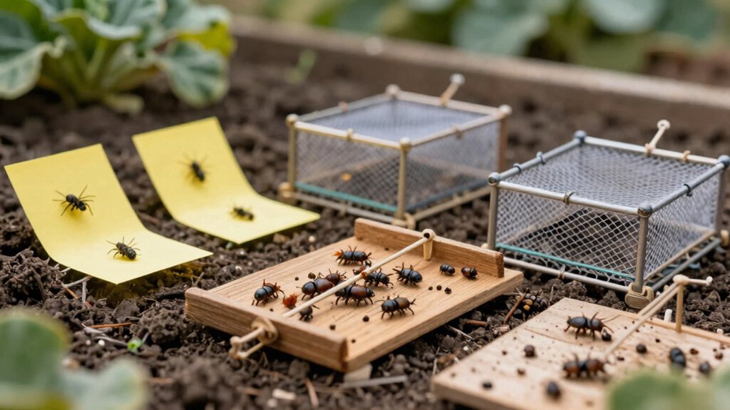 pheromone traps placement and maintenance